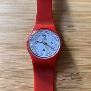 Swatch | Accessories | Swatch Watch Lr3 Red 12369 | Poshmark display picture 2